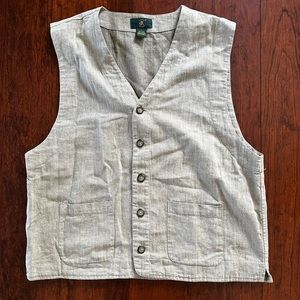 Club Room Cotton Linen Vest